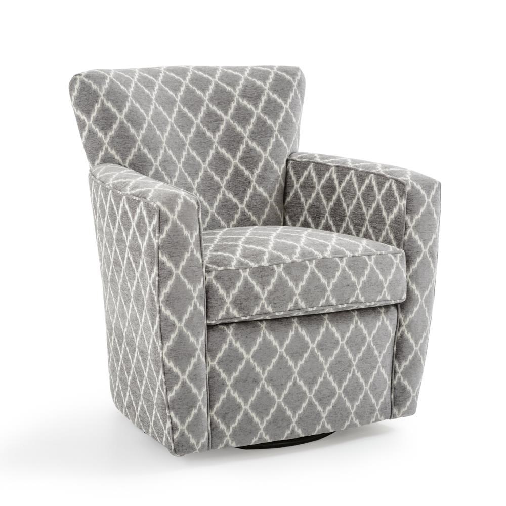 Fairfield Chairs 140741491 Contemporary Swivel Accent Chair Baer s Furniture Uph Upholstered Chairs